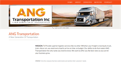 Desktop Screenshot of angtransportation.com